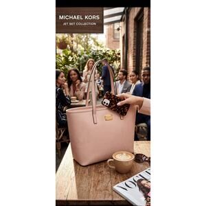 Michael Kors Jet Set Carryall Tote - Blush Pink - Authenticated